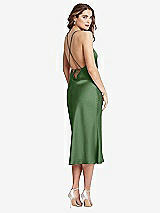 Alt View 1 Thumbnail - Vineyard Green Cowl-Neck Convertible Midi Slip Dress - Piper