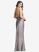 Front View Thumbnail - Cashmere Gray Cowl-Neck Convertible Maxi Slip Dress - Reese