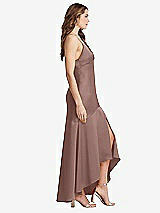 Side View Thumbnail - Sienna Asymmetrical Drop Waist High-Low Slip Dress - Devon