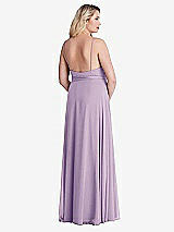 Alt View 2 Thumbnail - Pale Purple Chiffon Maxi Wrap Dress with Sash - Cora