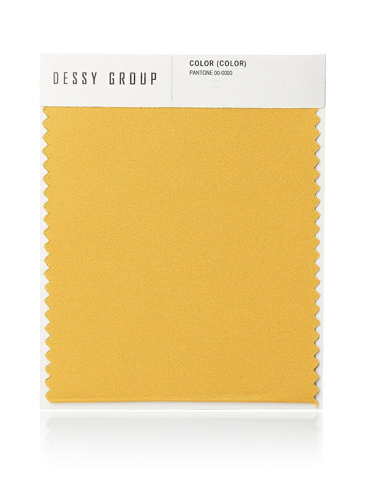 Front View - NYC Yellow Lux Charmeuse Swatch