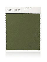 Front View Thumbnail - Olive Green Lux Charmeuse Swatch