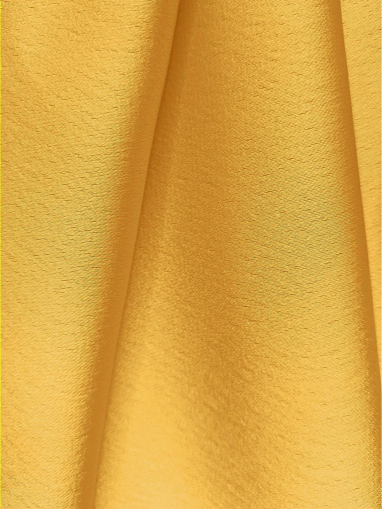Front View - NYC Yellow Lux Charmeuse Fabric by the yard