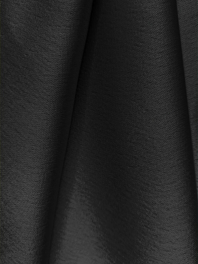 Front View - Black Lux Charmeuse Fabric by the yard