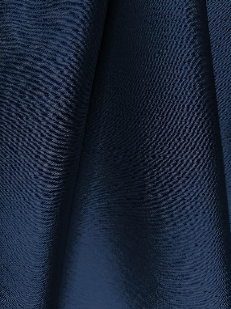 Front View - Midnight Navy Lux Charmeuse Fabric by the yard