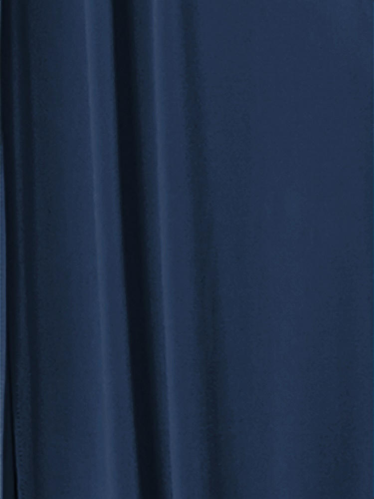 Front View - Midnight Navy Lux Jersey Fabric by the yard