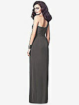Alt View 2 Thumbnail - Caviar Gray One-Shoulder Draped Maxi Dress with Front Slit - Aeryn