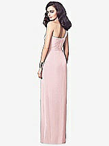 Alt View 2 Thumbnail - Ballet Pink One-Shoulder Draped Maxi Dress with Front Slit - Aeryn