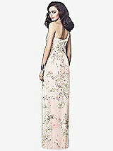 Alt View 2 Thumbnail - Blush Garden One-Shoulder Draped Maxi Dress with Front Slit - Aeryn