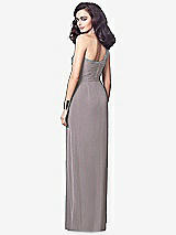 Alt View 2 Thumbnail - Cashmere Gray One-Shoulder Draped Maxi Dress with Front Slit - Aeryn