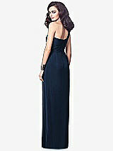 Alt View 2 Thumbnail - Midnight Navy One-Shoulder Draped Maxi Dress with Front Slit - Aeryn