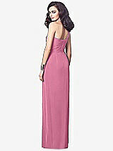 Alt View 2 Thumbnail - Orchid Pink One-Shoulder Draped Maxi Dress with Front Slit - Aeryn