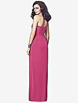 Alt View 2 Thumbnail - Tea Rose One-Shoulder Draped Maxi Dress with Front Slit - Aeryn