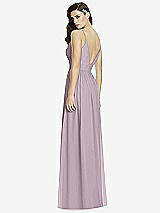 Rear View Thumbnail - Lilac Dusk Deep V-Back Shirred Maxi Dress - Ensley