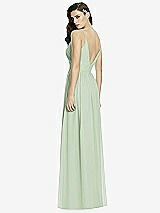 Rear View Thumbnail - Celadon Deep V-Back Shirred Maxi Dress - Ensley