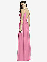 Rear View Thumbnail - Orchid Pink Deep V-Back Shirred Maxi Dress - Ensley
