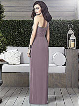 Alt View 2 Thumbnail - Lilac Dusk One-Shoulder Draped Maxi Dress with Front Slit - Aeryn