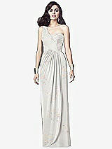 Alt View 1 Thumbnail - Spring Fling One-Shoulder Draped Maxi Dress with Front Slit - Aeryn