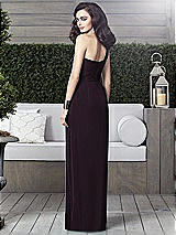 Alt View 2 Thumbnail - Aubergine One-Shoulder Draped Maxi Dress with Front Slit - Aeryn