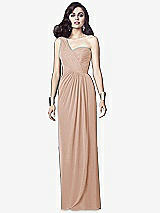 Alt View 1 Thumbnail - Cameo One-Shoulder Draped Maxi Dress with Front Slit - Aeryn