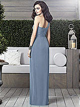 Alt View 2 Thumbnail - Cloudy One-Shoulder Draped Maxi Dress with Front Slit - Aeryn