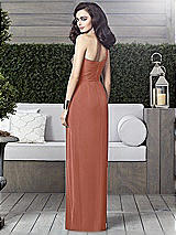 Alt View 2 Thumbnail - Desert Rose One-Shoulder Draped Maxi Dress with Front Slit - Aeryn