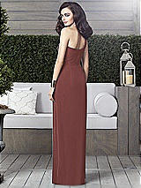 Alt View 2 Thumbnail - English Rose One-Shoulder Draped Maxi Dress with Front Slit - Aeryn