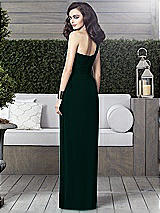 Alt View 2 Thumbnail - Evergreen One-Shoulder Draped Maxi Dress with Front Slit - Aeryn