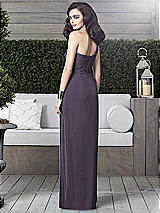 Alt View 2 Thumbnail - Lavender One-Shoulder Draped Maxi Dress with Front Slit - Aeryn