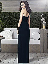 Alt View 2 Thumbnail - Midnight Navy One-Shoulder Draped Maxi Dress with Front Slit - Aeryn