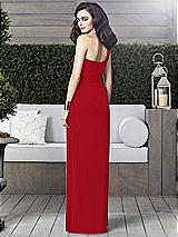 Alt View 2 Thumbnail - Parisian Red One-Shoulder Draped Maxi Dress with Front Slit - Aeryn