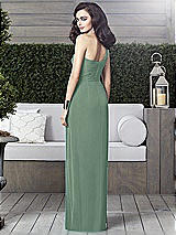 Alt View 2 Thumbnail - Seagrass One-Shoulder Draped Maxi Dress with Front Slit - Aeryn