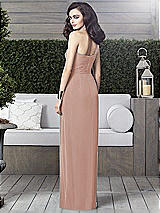 Alt View 2 Thumbnail - Toasted Sugar One-Shoulder Draped Maxi Dress with Front Slit - Aeryn