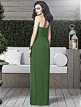 Alt View 2 Thumbnail - Vineyard Green One-Shoulder Draped Maxi Dress with Front Slit - Aeryn