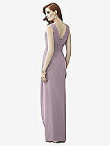 Rear View Thumbnail - Lilac Dusk Sleeveless Draped Faux Wrap Maxi Dress - Dahlia