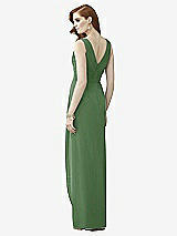 Rear View Thumbnail - Vineyard Green Sleeveless Draped Faux Wrap Maxi Dress - Dahlia