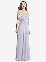Alt View 3 Thumbnail - Silver Dove Convertible Cold-Shoulder Draped Wrap Maxi Dress