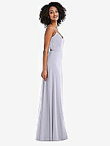 Side View Thumbnail - Silver Dove Tie-Back Cutout Maxi Dress with Front Slit