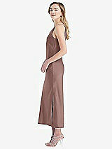 Side View Thumbnail - Sienna One-Shoulder Asymmetrical Midi Slip Dress