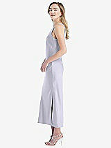 Side View Thumbnail - Silver Dove One-Shoulder Asymmetrical Midi Slip Dress