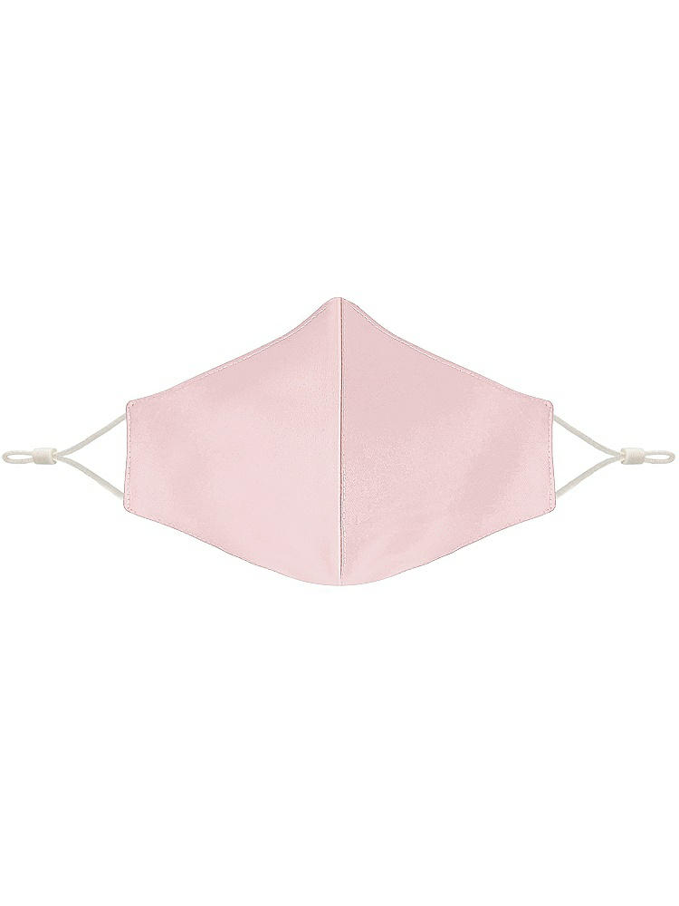 Front View - Ballet Pink Satin Twill Reusable Face Mask
