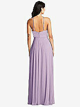 Rear View Thumbnail - Pale Purple Bella Bridesmaids Dress BB129