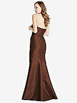 Rear View Thumbnail - Cognac Bella Bridesmaids Dress BB133