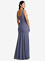 Rear View Thumbnail - French Blue Bella Bridesmaids Dress BB136