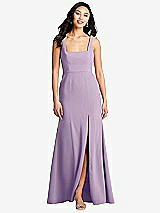 Front View Thumbnail - Pale Purple Bella Bridesmaids Dress BB136