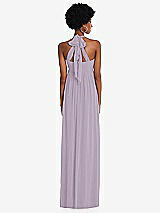 Alt View 5 Thumbnail - Lilac Haze Convertible Tie-Shoulder Empire Waist Maxi Dress