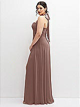 Side View Thumbnail - Sienna Chiffon Convertible Maxi Dress with Multi-Way Tie Straps