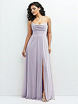 Alt View 1 Thumbnail - Moondance Chiffon Corset Maxi Dress with Removable Off-the-Shoulder Swags