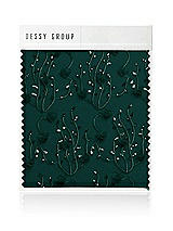 Front View Thumbnail - Evergreen Trellis 3D Sequin Embroidery Swatch