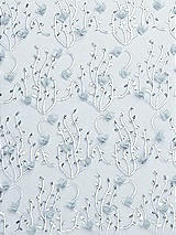 Front View Thumbnail - Silver Dove Trellis 3D Sequin Embroidery Fabric by the Yard